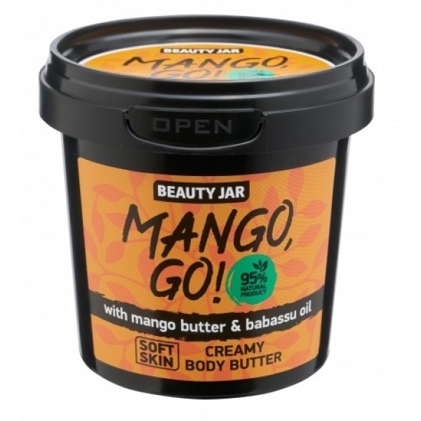 MANGO, GO! - Sviestas kūnui su mangais ir puošniųjų atalių sviestu 135 g.